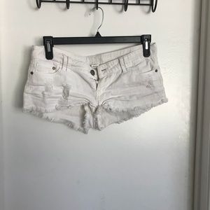 White Short Shorts